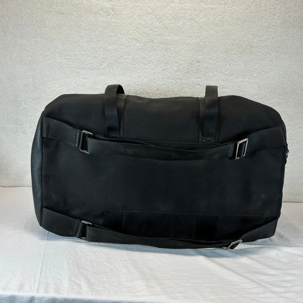 Michael Kors Kent Black Nylon Duffle Bag Convertible Backpack Travel Gym